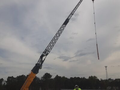 1 North Metro Baptist Church Progress - Crane