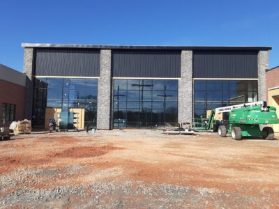 North Metro Baptist Church - Exterior - Crosses